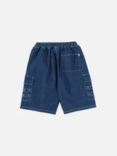 Designer Pocket Denim Shorts